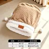 Saco de dormir ninho de gato quente e espesso de inverno, ninho fechado escavável para gatinhos, suprimentos para animais de estimação, best-seller transfronteiriço