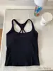 2807 Nuevo Estilo Top sin Mangas Dulce y Picante con Cuello Halter y Almohadillas en el Pecho, Adelgazante, Estilo Paracaídas de Deseo Puro, Espalda Bonita, Camisola Interior para Mujer