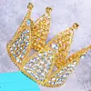 Decoración de Pastel de Cumpleaños para Niños de 6 y 8 Pulgadas, Decoración de Corona, Adornos para Hornear, Decoración de Cumpleaños de Un Año, Regalo