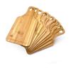 Nova Tábua de Corte de Bambu Doméstica para Pizza e Pão Dupla Face Disponível Tábua para Frutas e Legumes com Canaleta para Água Pode ser Pendurada