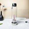 Amazon Venta Caliente Transfronteriza Columna de Cristal Natural Cristal de Vidrio Botella Gema Energética Cristal de Vidrio Impreso