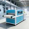 Direto do FabricanteMáquina eletrostática de flocagem semiautomática - Equipamento especial para flocagem em papel/jeans
