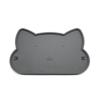 Tapete de Silicone para Pet Transfronteiriço Impermeável Antiderrapante Tapete de Alimentação Borda Elevada Tapete de Comida Tapete para Tigela de Gato e Cachorro Tapete de Comida para Gato