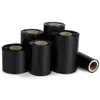 Etiqueta Lavável Rolo de Fita de Carbono 30X300 Impressão de Código de Barras Etiqueta Lavável Base Mista Resistente a Altas Temperaturas Transferência Térmica Fita de Resina Completa