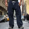 Otoño 2025 Pantalones Casuales Transfronterizos de Pana para Hombre Pantalones Casuales Transpirables de Pierna Ancha Multibolsillos Rectos