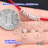 S999 prata pura padrão de nuvem auspiciosa conta separadora anel fechado item decorativo de cristal pulseira trançada colar acessórios DIY