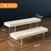 Soporte de Exhibición de Escalón de Acrílico Panel de Madera Maciza Engrosado Figuras de Acción Juguetes Cosméticos Fuerte Capacidad de Carga Soporte de Exhibición para Almacenamiento de Suculentas