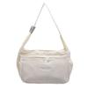 Bolsa de bolinho de roupa de nylon à prova d'água Bolsa Crossbody masculina e feminina Estilo esportivo simples Bolsa de ombro casual de grande capacidade
