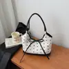 Bolsa de Ombro Moda Transfronteiriça com Laço, Bolsa de Mão Feminina, Nova Simples Estilosa para o Verão 2026 Bolsa de Ombro para o Dia a Dia