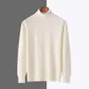 Venta al por mayor transfronteriza: Nueva colección Otoño/Invierno 2026 de suéteres de punto de cuello alto para hombre, suéteres casuales tipo pullover, tops cálidos, camisas de manga larga