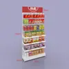 Estante Exhibidor de Snacks para Estantería de Supermercado, Estante para Nueces de Betel, Estante Pequeño Multicapa Montado en Pared para Chicles, Estante de Cabecera para Farmacia
