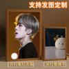 Jackson Yi Espejo Periférico Iluminación Pintura Espejo de Maquillaje Marco de Fotos Luminoso Pintura Decoración de Ceremonia Adornos Pintura de Luz Nocturna