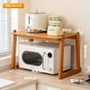 Prateleira de Cozinha Prateleira de Armazenamento de Bancada Prateleira para Micro-ondas Prateleira de Armazenamento de Mesa Suporte Multifuncional para Panela de Arroz Forno