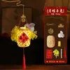 Festival del Medio Otoño Linterna de Bambú Imitación Conejo Año de la Serpiente Linterna Puesto de Mercado Nocturno Linterna Portátil para Niños Juguete DIY Hecho a Mano