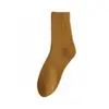 Calcetines Gruesos de Lana Polar Cálidos para Mujer Otoño e Invierno, Calcetines Largos para Nieve, Calcetines para el Piso de Casa, Calcetines para Dormir