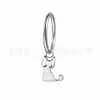 Aretes de aro liso de aleación de titanio F136, diseños de pluma, copo de nieve y estrella, tachuelas para cartílago de la oreja, joyería para perforaciones corporales al por mayor
