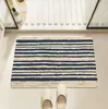 Alfombrilla de suelo de tierra de diatomeas estilo nórdico, alfombrilla absorbente para baño, felpudo antideslizante para entrada de baño, felpudo para entrada