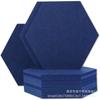Tablero de mensajes de fieltro, tablero de mensajes de fieltro de color hexagonal, pegatinas de pared de fondo para jardín de infantes, tapete de aislamiento acústico hexagonal, pegatinas de pared de fieltro