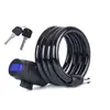 Candado para Bicicleta, Vehículo Eléctrico, Vehículo a Batería, Bicicleta de Montaña, Candado Portátil Fijo para Bicicleta, Candado de Cadena de Acero Anti-Robo