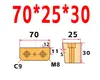 Y21-SF Piezas de Molde Módulo de Bloqueo Módulo de Extrusión Bloque de Extrusión Bloque Tapón Bloque de Presión Inclinado Bloque de Sujeción 5 grados 3 grados