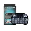 Teclado USB para Computador TV Conexão Sem Fio Teclado e Mouse a Pilha Console de Jogo Mini Teclado Sem Driver
