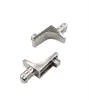 Soporte de placa de aleación de zinc para matrícula de fábrica, soporte de placa amortiguadora, soporte de partición de muebles, soporte de estante móvil para armario
