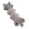 Nova Almofada de Gato Preto Desenho Animado para Meninas no Quarto para Dormir com Pernas Dobradas, Almofada Longa na Cama para Usar Celular e Assistir Séries