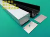 Tira de luz LED de aluminio rígido para oficina suspendida, luz lineal con ranura de luz oculta, carcasa de ranura de aluminio para luz de gabinete 5032 con cubierta de policarbonato