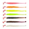 Amazon Transfronterizo Luya Raíz Espiral Señuelo Blando 6cm/5.7g Señuelo Falso Gusano Blando Pequeño Equipo de Pesca
