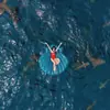 Colchón Flotador Inflable con Forma de Concha, Sillón Flotante de Moda para Piscina, Colchón Flotador para el Agua, Flotador para Nadar, Flotador de Playa para Fotografía