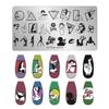 Fabricantes de Estilo Japonés Transfronterizos Suministran Tableros de Estampado para Uñas de Acero Inoxidable Plantillas de Transferencia para Impresión Pintada DIY Creatividad al por Mayor