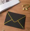 Envelope triangular estilo ocidental com bronzear papel gomado colorido como diamante papel pérola convite comercial pode adicionar logotipo