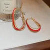 Artículos de Liquidación de Año Nuevo~ Pendientes de Pétalos Rojos, Modernos y Versátiles, Pendientes de Lujo Ligero y de Gama Alta para Mujer, Estilo Nicho