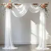 Decorações de Cortinas e Tecidos Transfronteiriços para Casamentos no Gramado, Montagem de Eventos ao Ar Livre, Arcos Suspensos, Cortinas e Tecidos Pendurados