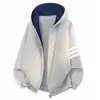 Sudadera con capucha para hombre 2026 otoño e invierno nuevo colorblock moderna estilo americano holgada casual sudadera para hombre top versátil