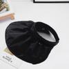 Sombrero de Vinilo con Protección Solar para Mujer, Sombrero para el Sol con Diadema Resistente a los Rayos UV, Visera Deportiva Cubre-Rostro Tipo Concha, Sombrero de Cubo con Protección Solar