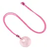 2330-30mm Hebilla de Seguridad Lateral Collar Colgante de Ágata Cristalina con Agujero Grande Collar Hebilla de Princesa Nuevo Venta Caliente