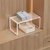 Zapatero de niveles ajustable para dormitorio, soporte para zapatos debajo del escritorio de estudiante, organizador de almacenamiento, estante de almacenamiento para zapatero en casa