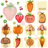 Nuevos Globos de Papel de Aluminio de Piña, Sandía y Fresa con Dibujos Animados para Fiestas Transfronterizas de Verduras y Frutas, Decoración de Cumpleaños, Lindos Productos Nuevos