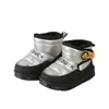Botas de nieve para niños, botas de algodón para niños, nuevo estilo de invierno 2026, forradas de felpa y engrosadas, zapatos de algodón para niñas, zapatos cálidos para niños y bebés