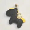 Colgante llavero de cuero Año del Caballo, un práctico regalo de Año Nuevo con temática de caballo zodiacal, un amuleto de la suerte y una correa para teléfono de aleación de zinc