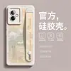Adequado para Capa de Celular Honor 100 Pulseira de Silicone Importada Suporte Fofo x50 Capa Protetora Coreana Abrangente v40