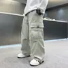 Pantalones Cargo Casuales de Moda Otoño 2025 para Niños, Pantalones Largos Versátiles Holgados Tendencia