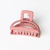 Horquilla pequeña Morandi hueca con forma de media luna esmerilada simple con clip lateral resistente a caídas, accesorios para el cabello