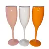 Venta directa de fábrica de Guangdong vaso de vino de plástico PC vaso de vino de plástico transparente PS copa de champán acrílico Cáliz
