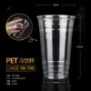 Taza de Cerveza Desechable Comercial Estilo Celebridad de Internet Camping Barbacoa Cena Taza para Bebidas Frías Cerveza Artesanal Plástico Desechable Copa de Vino