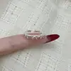Anel de Laço de Fita Feminino Luxo Leve Design de Nicho Anel de Laço Personalidade Anel de Personalidade de Alta Qualidade