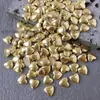 Accesorios Metálicos Irregulares para Estampado en Caliente, Decoraciones de Mezclilla, Remaches Plateados, Pedrería Metálica Plana con Dorso Caliente, Piezas para Ropa DIY