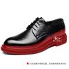 Sapatos formais de negócios com forro de lã de inverno, sapatos masculinos aumentados, sapatos masculinos casuais para casamento, sapatos masculinos aumentados, uma geração de cabelo