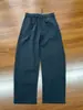 Pantalones de Chándal Rectos Deconstruidos de Lujo Yutang para Hombre, Nueva Colección Otoño/Invierno, Ligeramente Anchos, Versátiles, Pantalones Largos para Viajar y Casuales